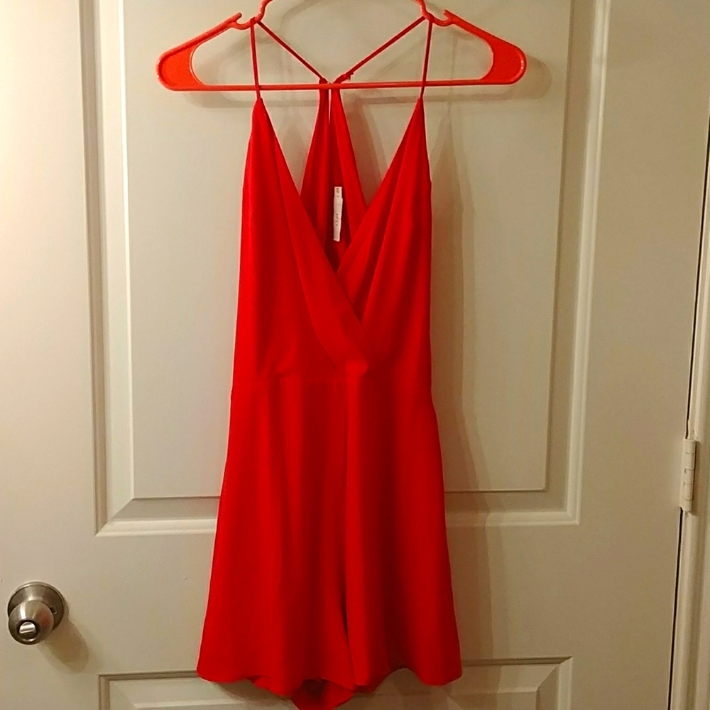 Lush Red Romper
